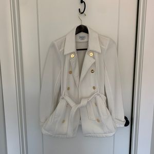 BEBE woman’s white winter coat